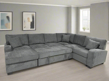 Trenton - Modern Sofa Bed Sectional With Toss Pillows