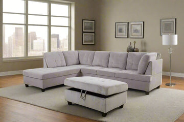 Aruba - Modern Fabric Sectional (Pick Up N' Save)