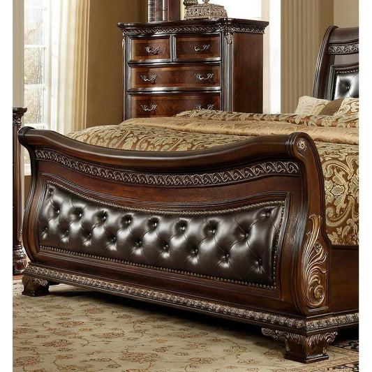 King Arthur - Luxury Sleigh Tufted Bedroom Suite