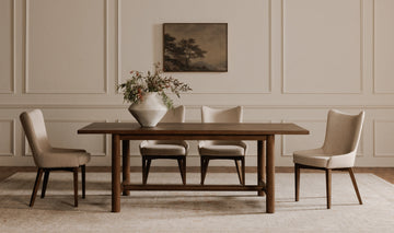 Arden - Modern Solid Pine Wood Dining Table