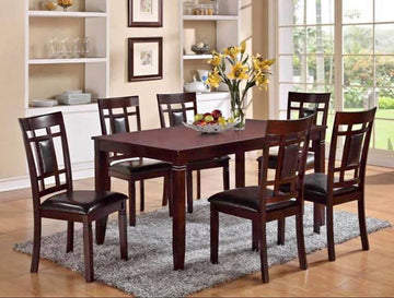 Aaron - Vintage Dining Set In Espresso (5 OR 7 PC)