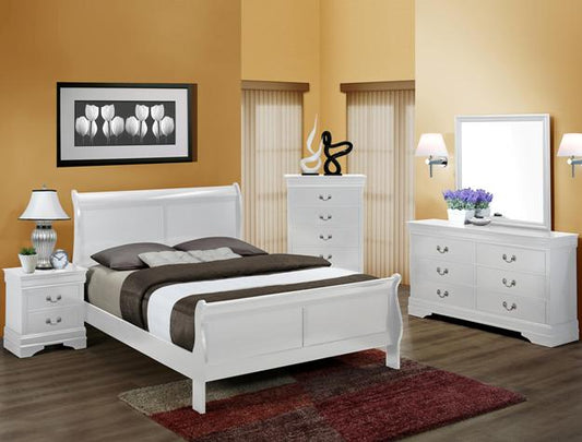 Louis Philippe - Sleigh Bedroom Set