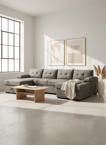 Kyle - Sofa Bed Sectional With Storage Chaises