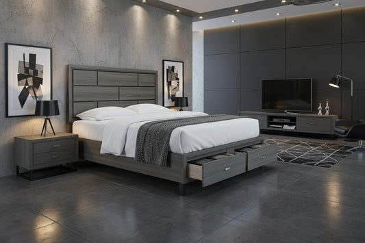 Wendy Grey - Modern Bedroom Suite With Drawers