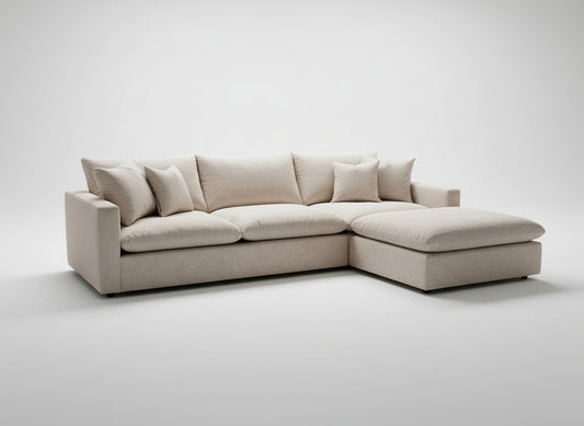 Nuvo - Modern Cloud Custom Sectional (Custom)