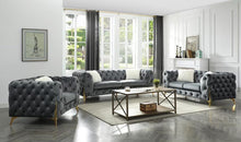 Load image into Gallery viewer, MICHELLE - MODERN LUXURIOUS 3 PC SOFA SET WITH TUFTED FINISH