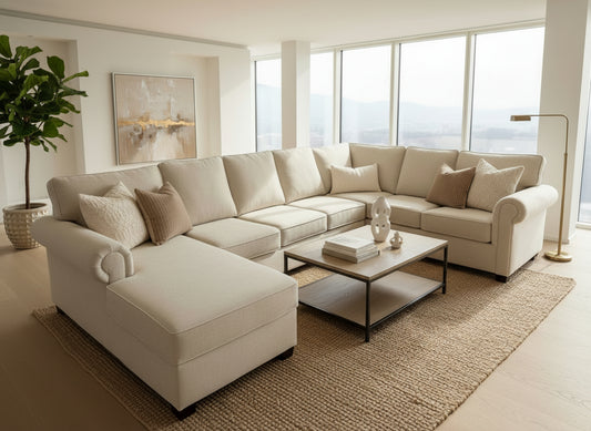 Hudson - Classic Contemporary Sectional (Custom)