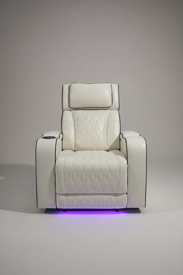 Galaxy - Modern Dual Powered Recliner Set With Hold/Cold Cupholders