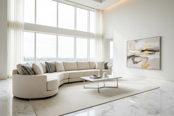 Elara - Modern Contemporary Sectional With Cuddler Chaise (Custom)