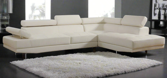 Jenny - Modern Sectional With Adjustable Headrests & Arm Rest