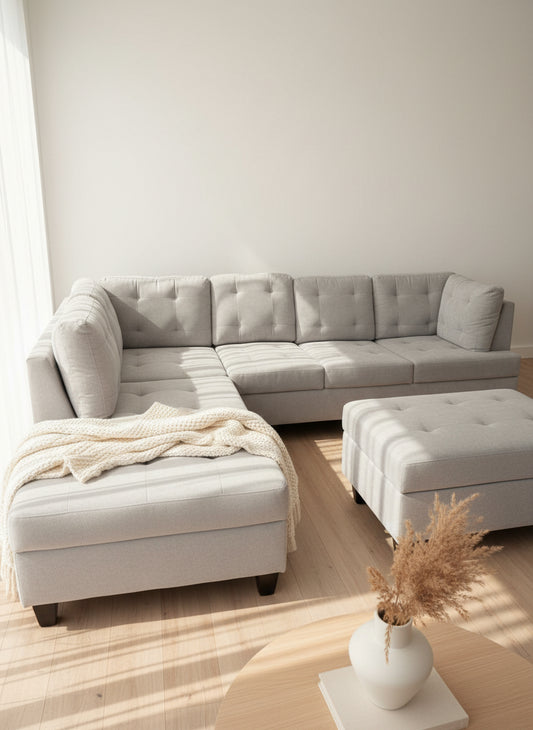 Aruba - Modern Fabric Sectional (Pick Up N' Save)