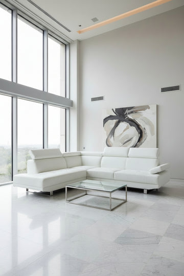 Jenny - Modern Sectional With Adjustable Headrests & Arm Rest