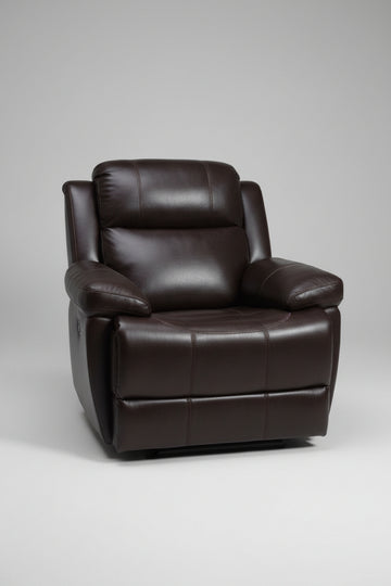 Stena - Modern Top Grain Genuine Leather Power Recliner Chair