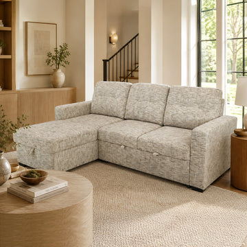 Draga - Modern Reversible Sofa Bed Sectional With Storage
