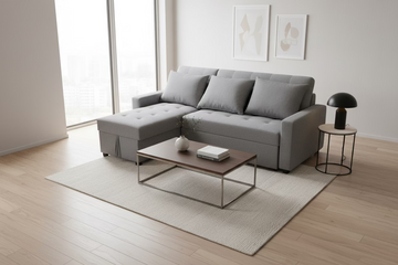 Zane - Modern Compact Sofa Bed Sectional With Storage