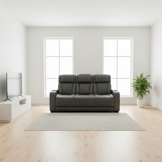 Galaxy - Power Recliner Sofa With Hot/Cold Cupholders & Wireless Charger (Floor Model)