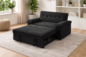 Neil  - Compact Loveseat Sofa Bed With Pockets