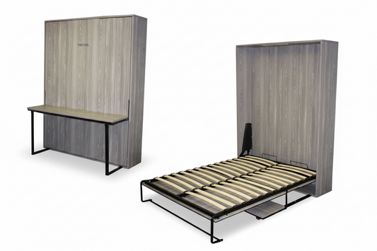 Melly - Free Standing Wall Bed Unit With Desk