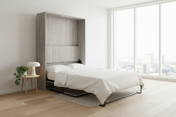 Melly - Free Standing Wall Bed Unit With Desk