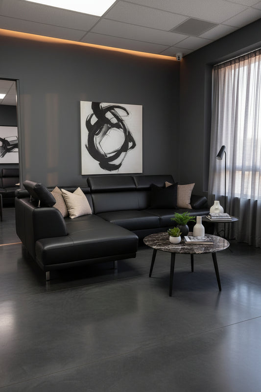 Jenny - Modern Sectional With Adjustable Headrests & Arm Rest