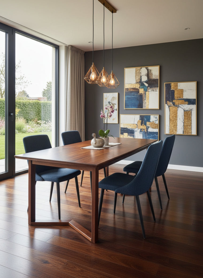 Ashford - Solid Wood Mahogany Dining Table