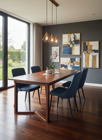 Ashford - Solid Wood Mahogany Dining Table