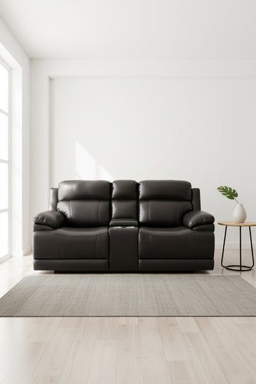 Zurich - Modern Power Recliner Loveseat With Console (Pick Up N' Save)