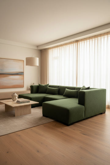 Evergreen - Modern Contemporary Sectional (Custom)