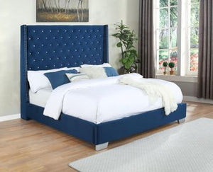 ASHWIN - PLATFORM BED WITH IMBEDDED STUDS
