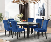 Load image into Gallery viewer, MIRKA - MODERN 7 PC DINING SET WITH VELVET CHAIRS
