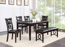 Load image into Gallery viewer, SYDNEY - MODERN 6 PC DINING SET WITH  BENCH