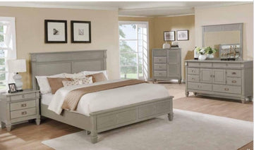 SCARBOURG - MODERN 8 PC BEDROOM SET WITH STORAGE IN BED