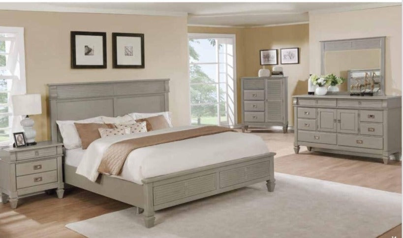 SCARBOURG - MODERN 8 PC BEDROOM SET WITH STORAGE IN BED