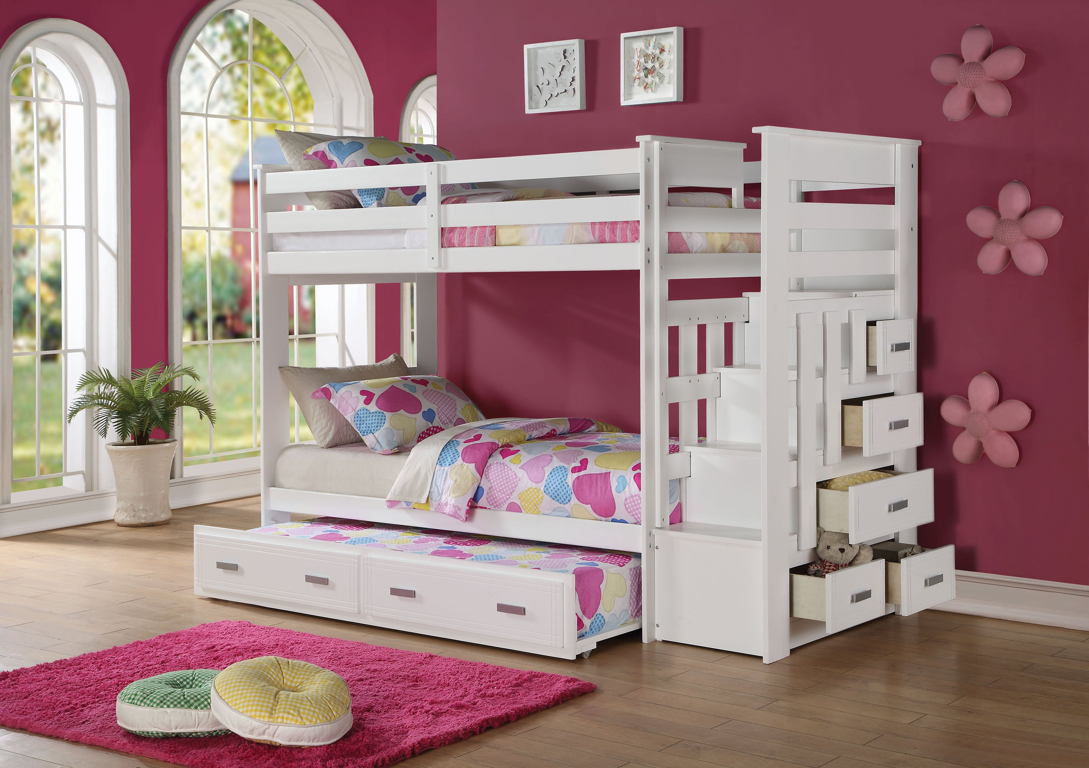 Bunk Beds with Trundle North End Furniture